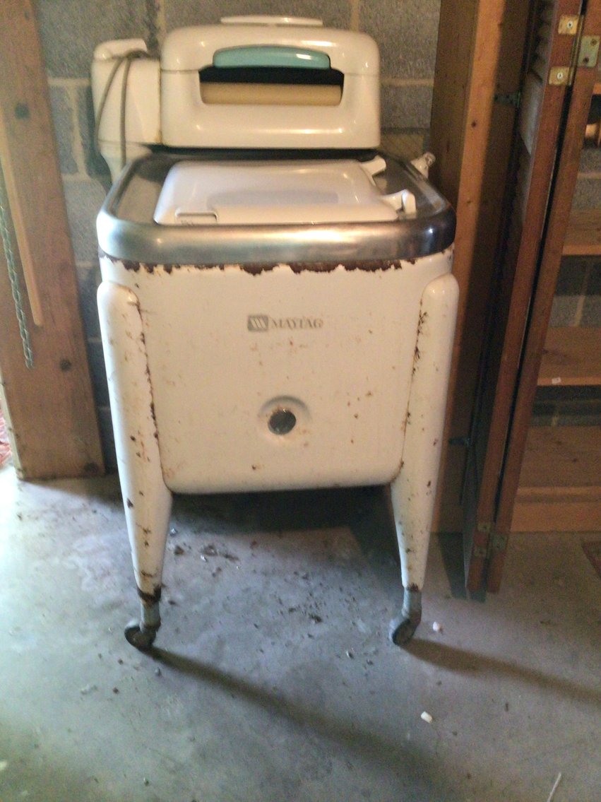 Image for Vintage Maytag washing machine.