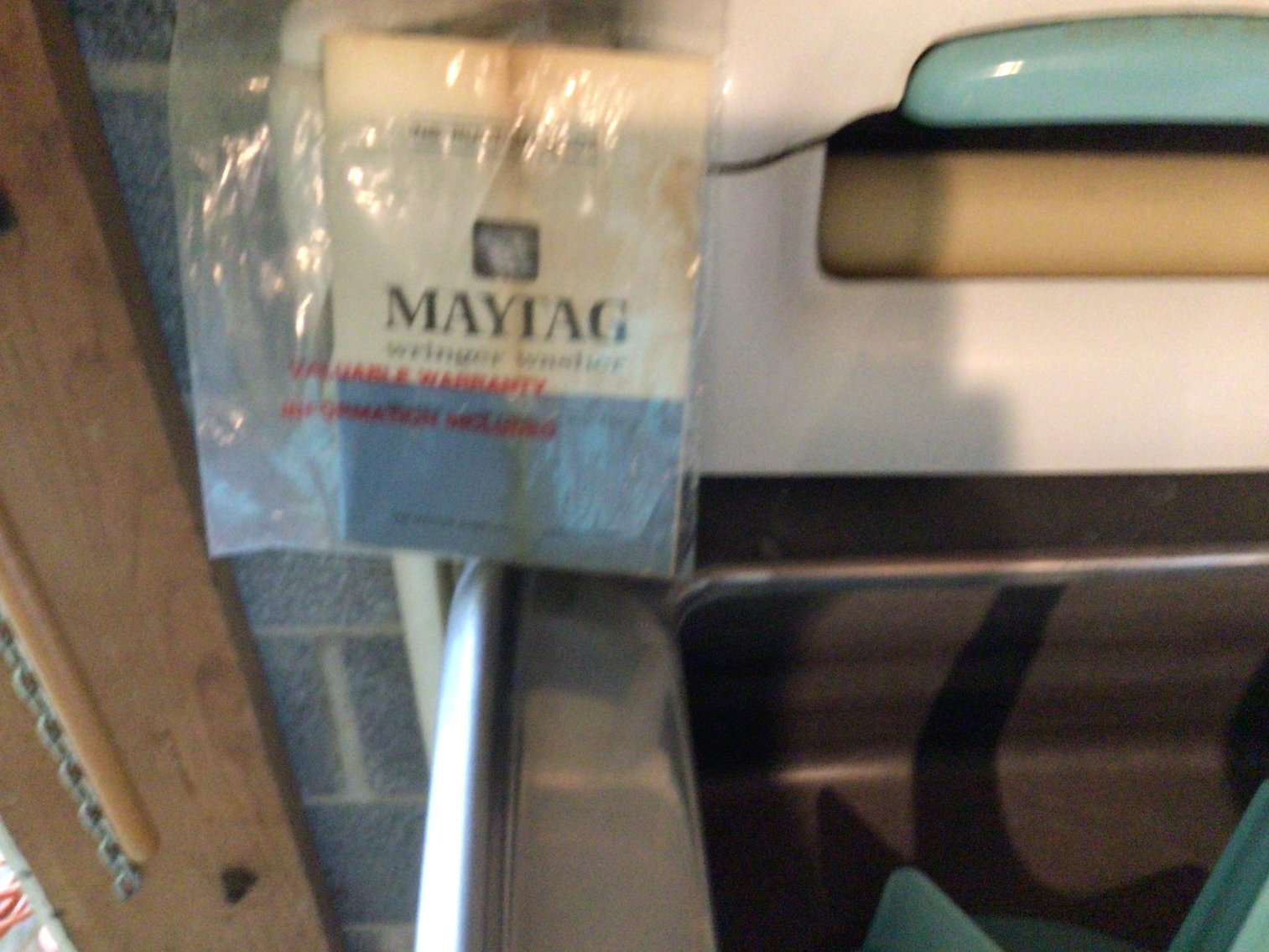 Image for Vintage Maytag washing machine.