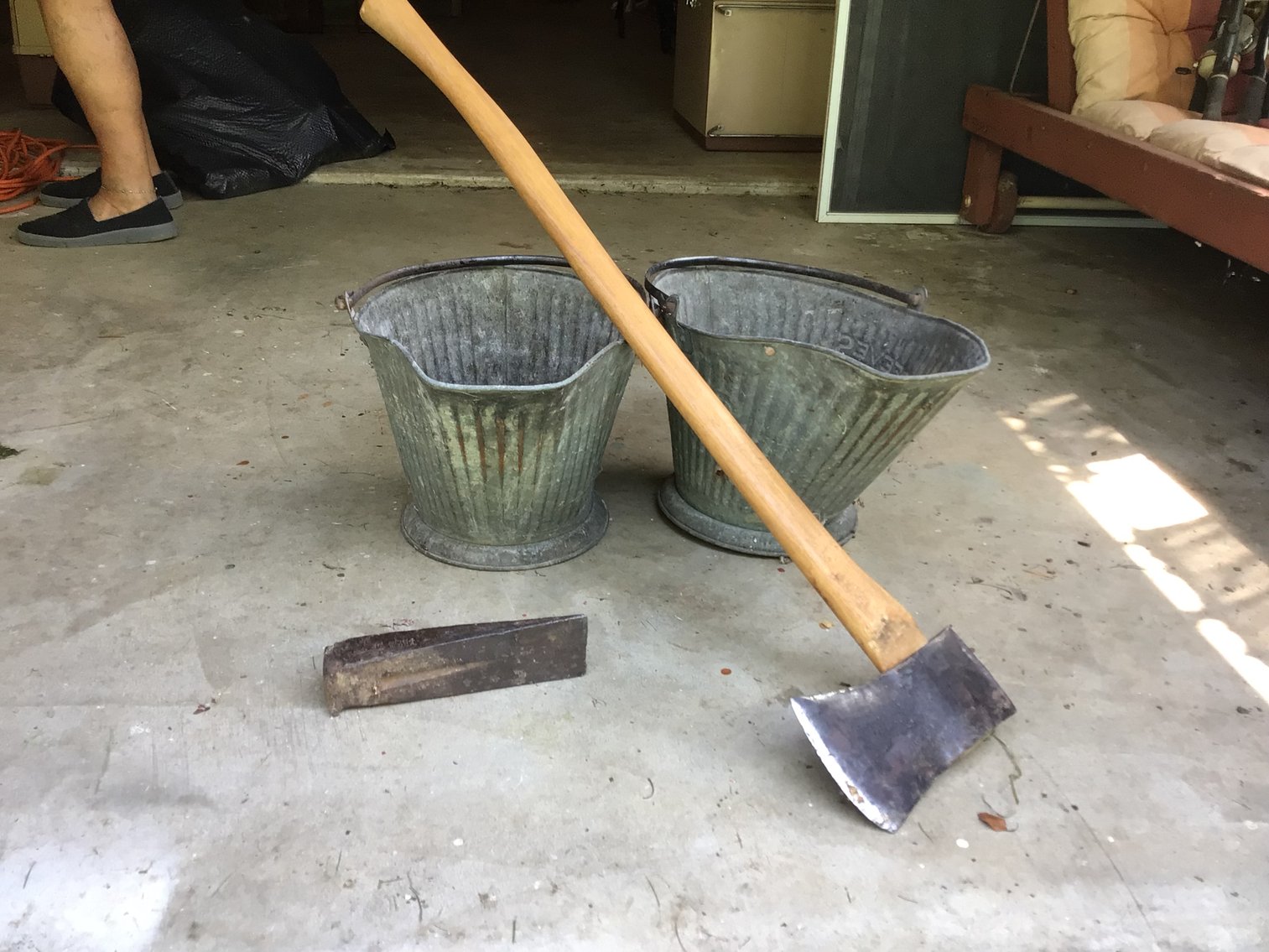 Image for Axe, Coal Bucket & Bird Feeder