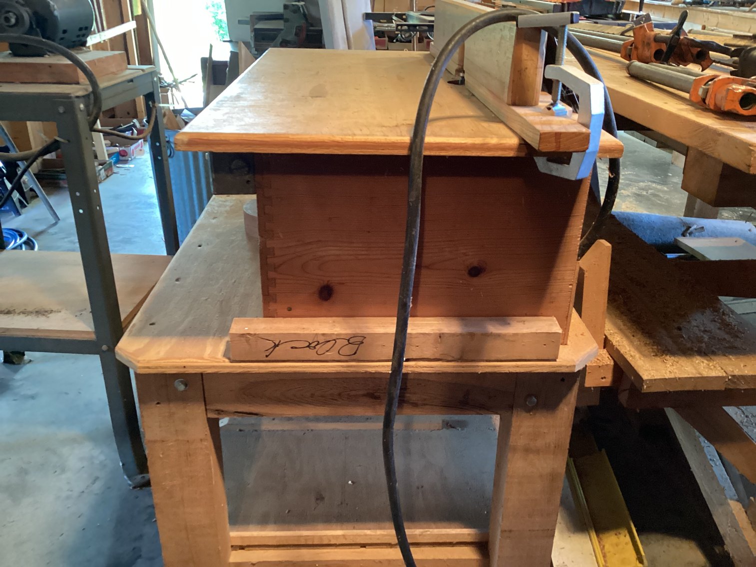 Image for Router in Home Made Stand