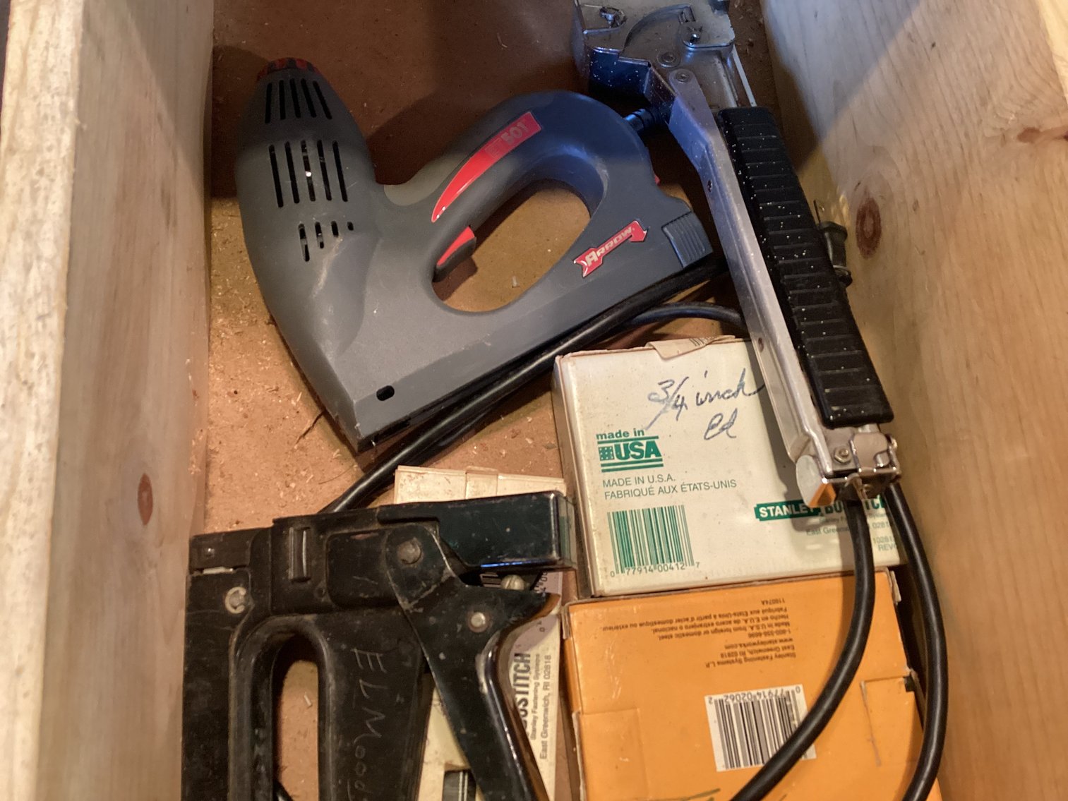 Image for Drawer Lot of Staplers and Staples