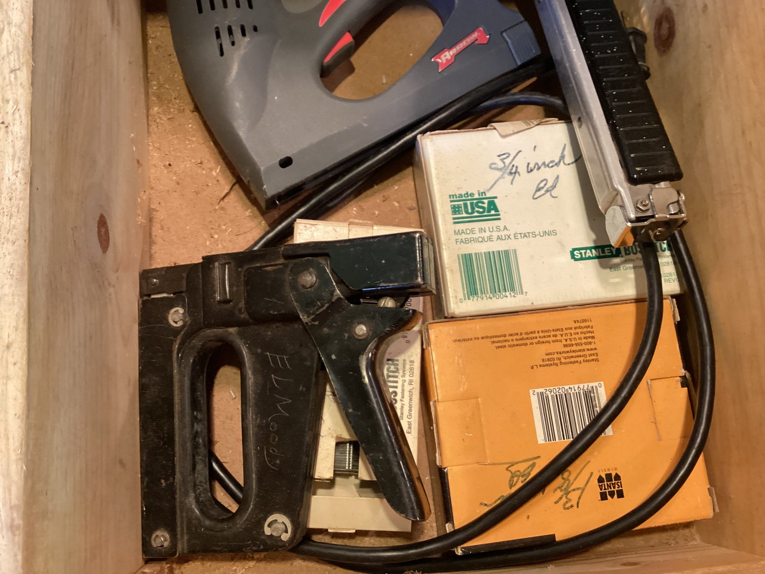Image for Drawer Lot of Staplers and Staples