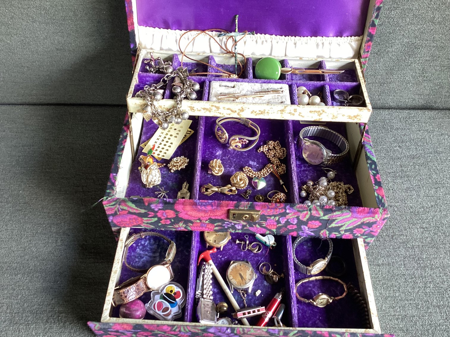 Image for Jewelry Box with Costume Jewelry