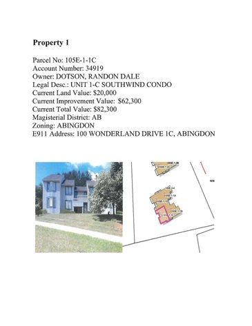 Image for NOTICE OF PUBLIC AUCTION SPECIAL COMMISSIONER'S SALE OF REAL ESTATE CO OF WASHINGTON, VA