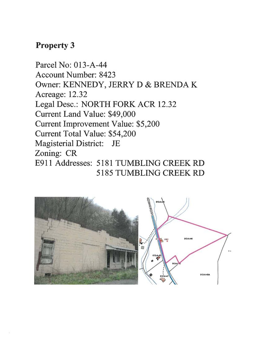 Image for JS3 - 5181 and 5185 Tumbling Creek Road, Saltville, 12.32 acres