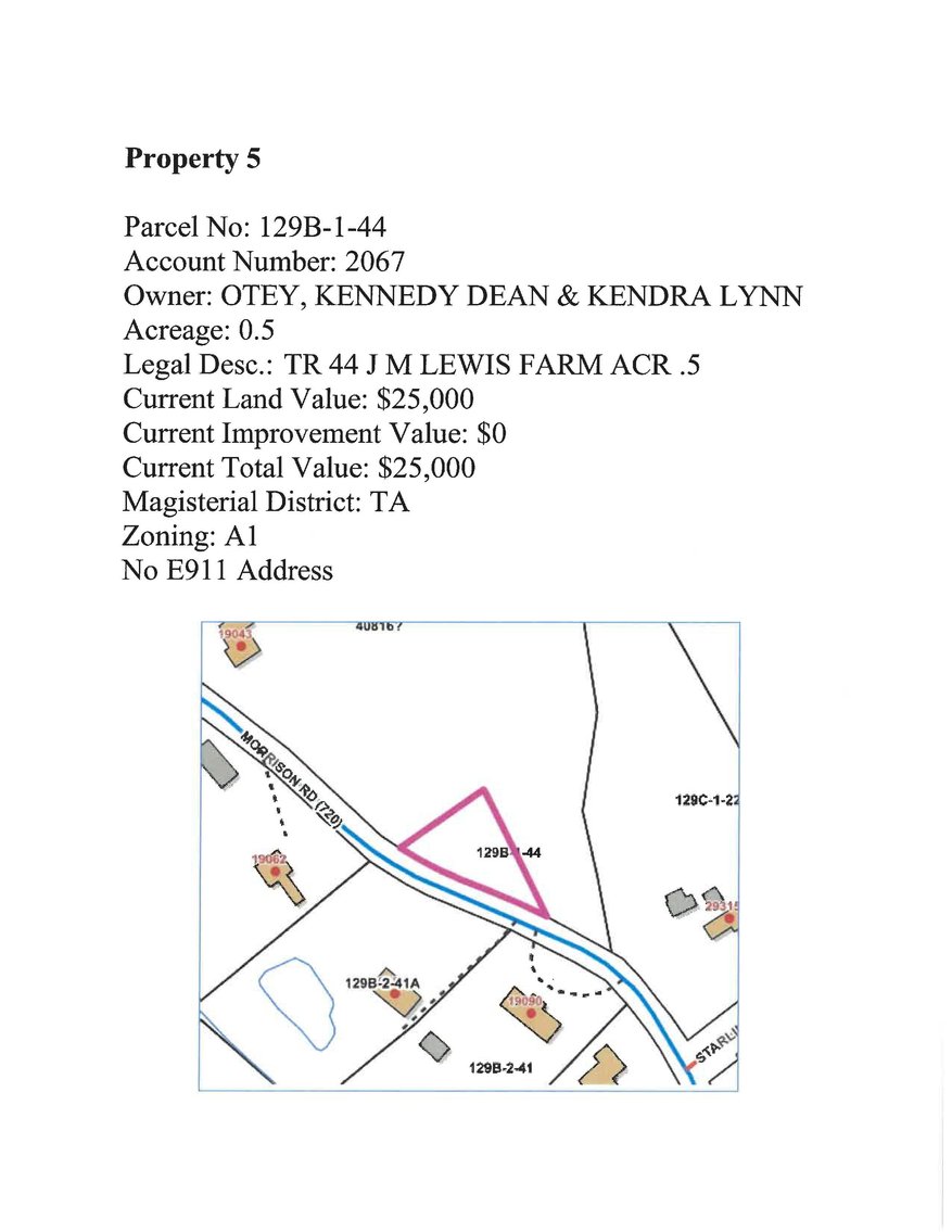 Image for JS5 - 0.5 acre lot on Morrison Road, Meadowview