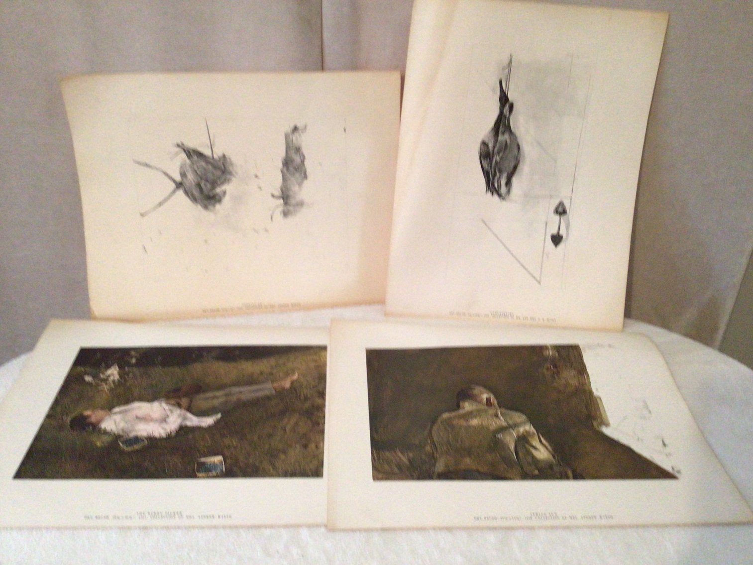 Image for Collection of 4 Unframed Prints