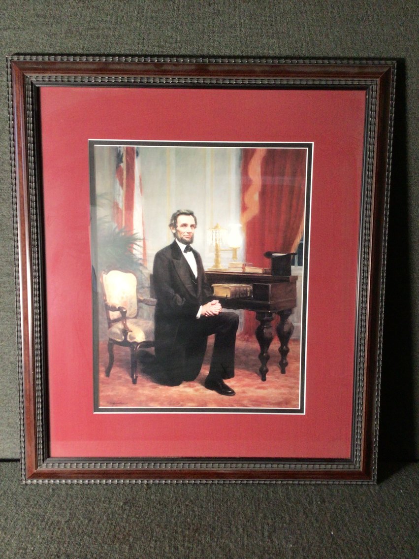 Image for Lincoln Speaks to America - Print