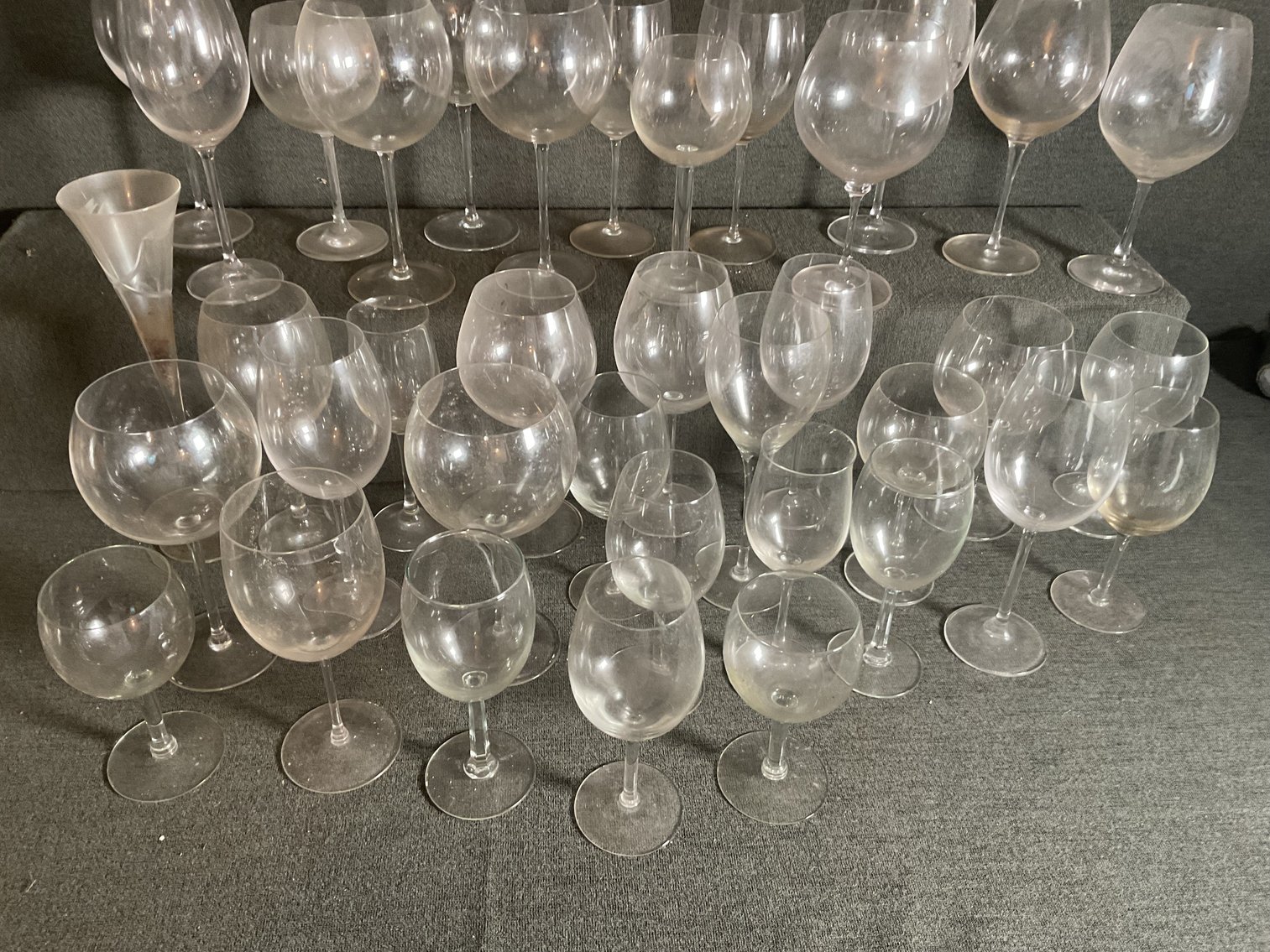 Image for Large Collection of Wine Glasses