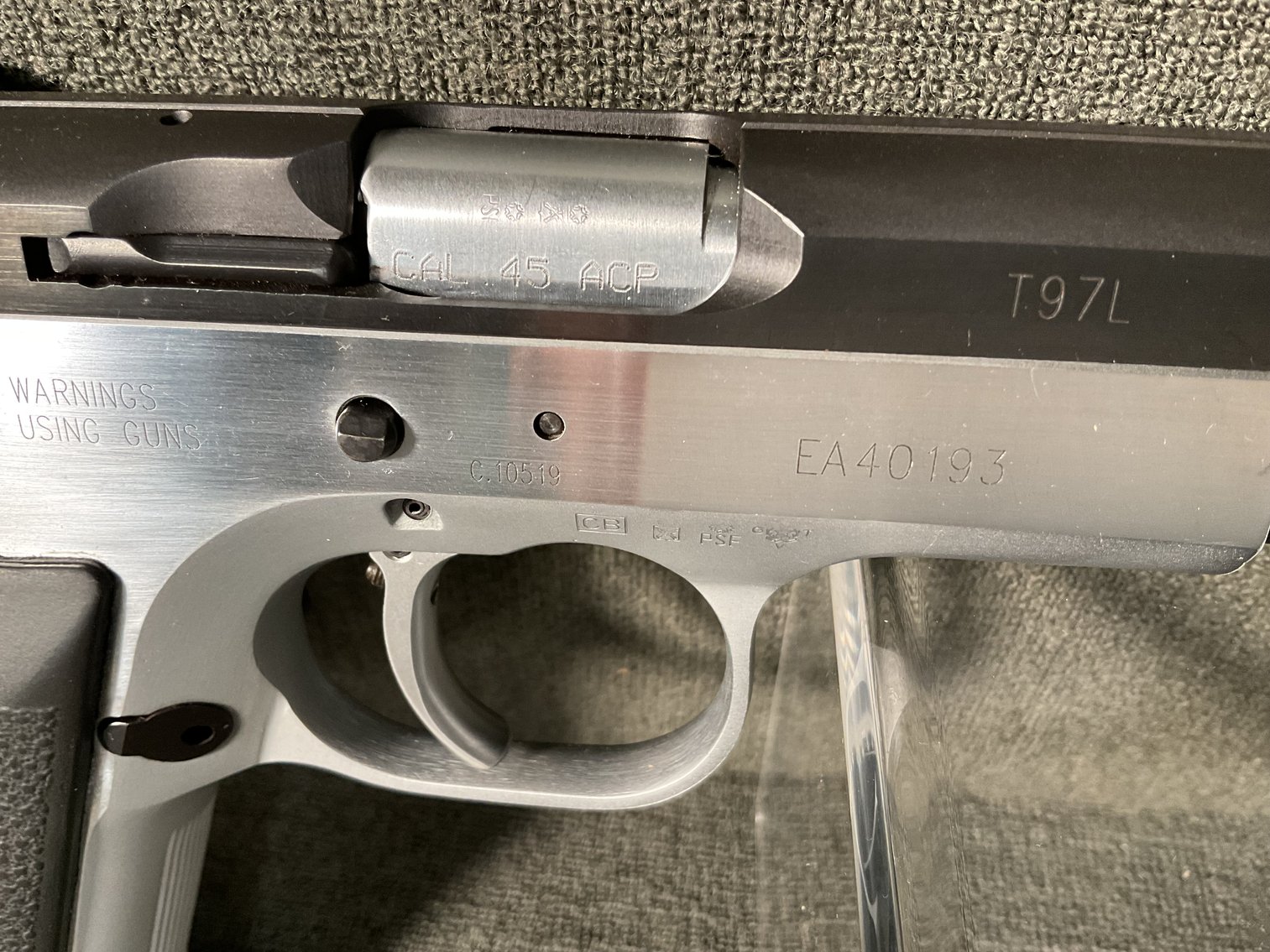 Image for Tanfoglio Witness Match T97L 45 ACP NIB