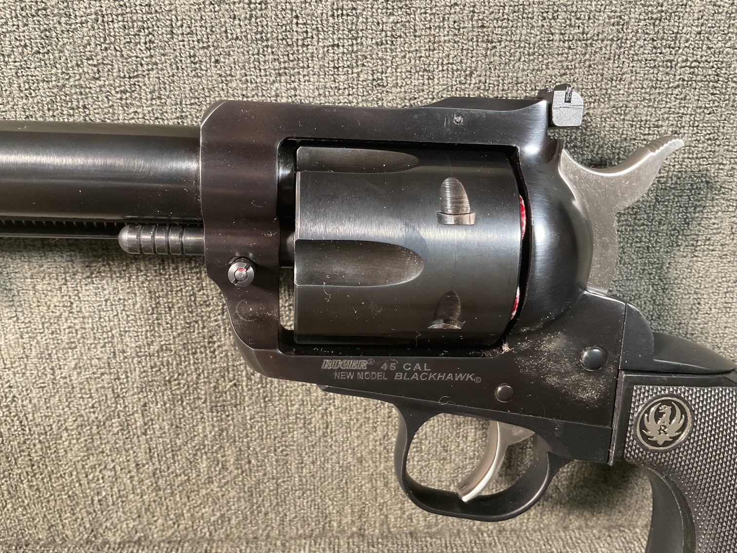 Image for Ruger NIB New Model Black Hawk 45 Cal Revolver