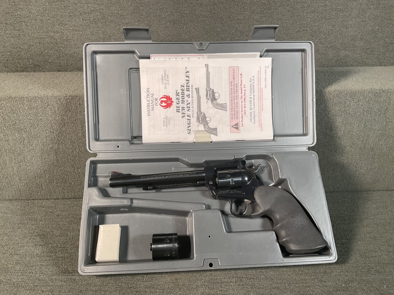 Image for Ruger NIB New Model Single Six 22LR/WMR Revolver