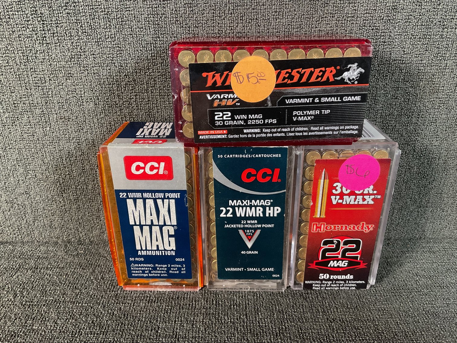 Image for 22 Win Mag Ammo