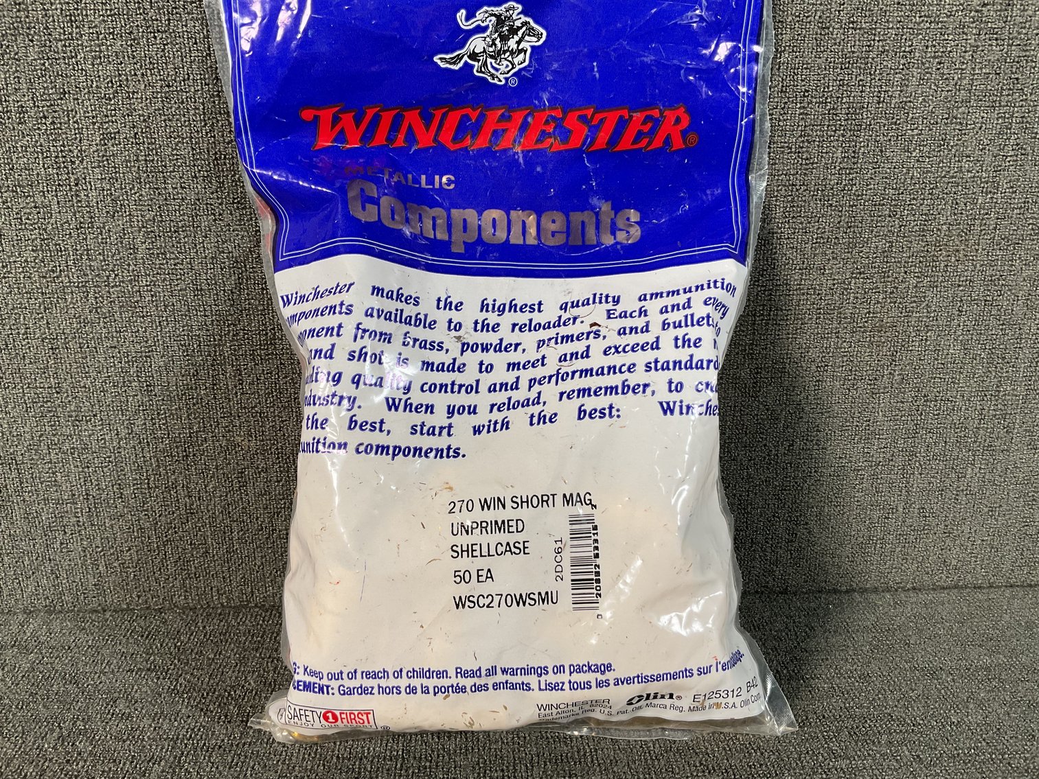 Image for 270 Win Short Mag New Brass for Reloading