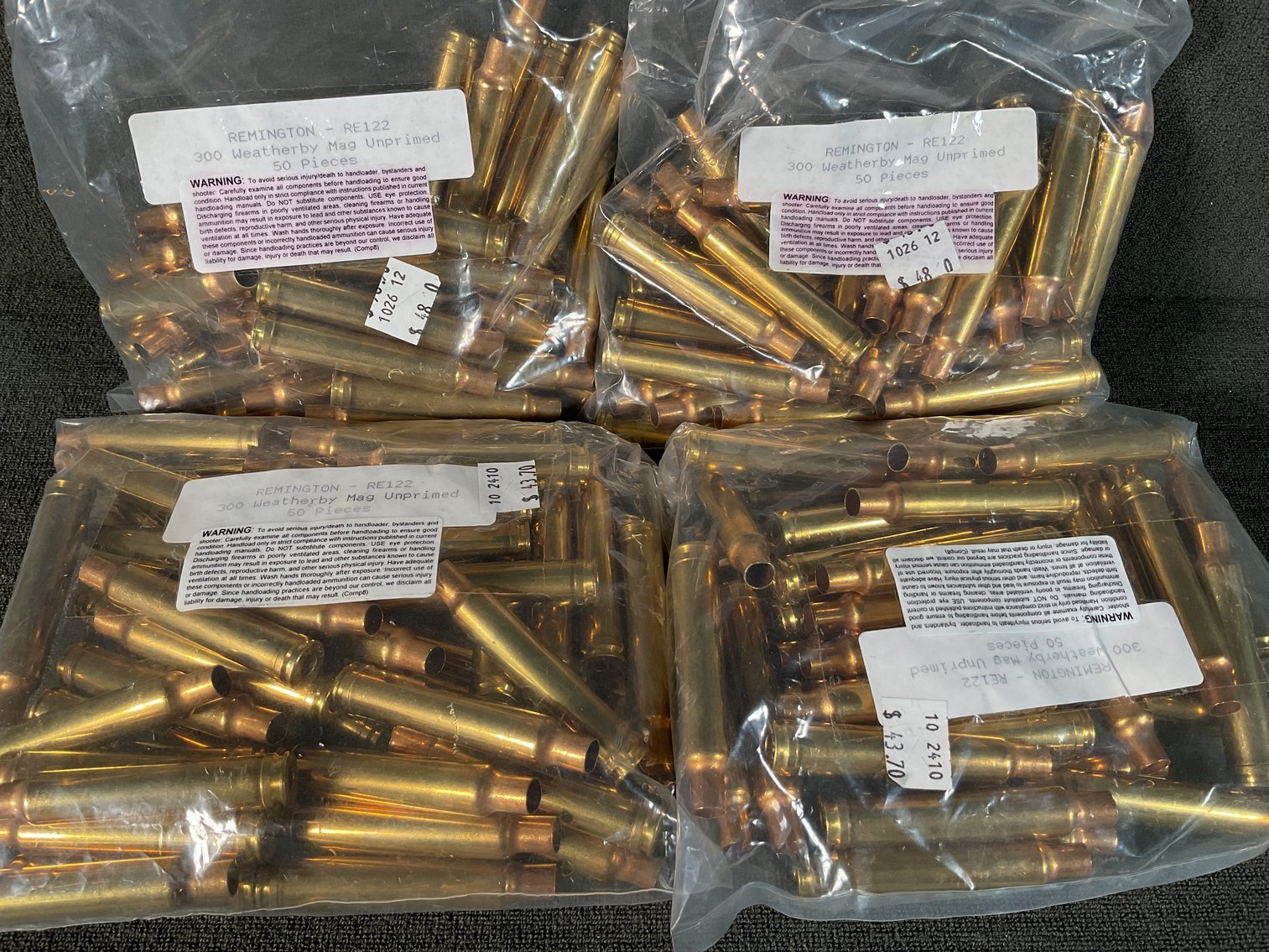 Image for 300 Weatherby New Brass for Reloading