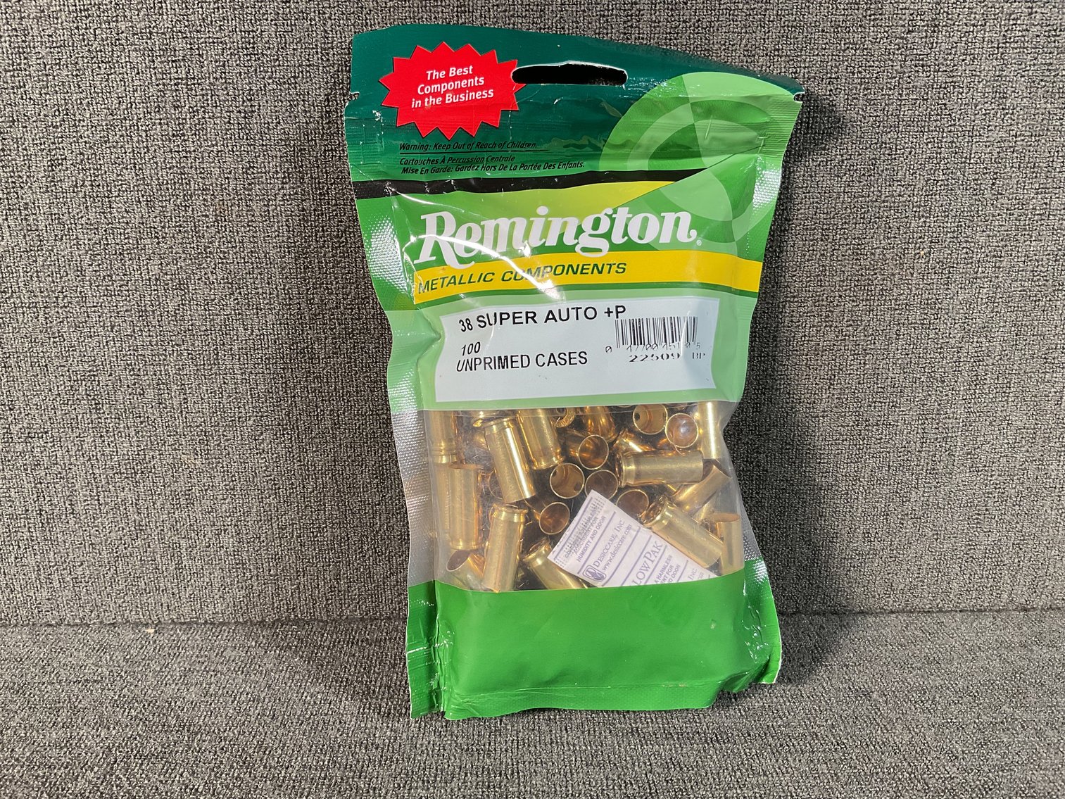 Image for New 38 Super Auto +P Brass Remington