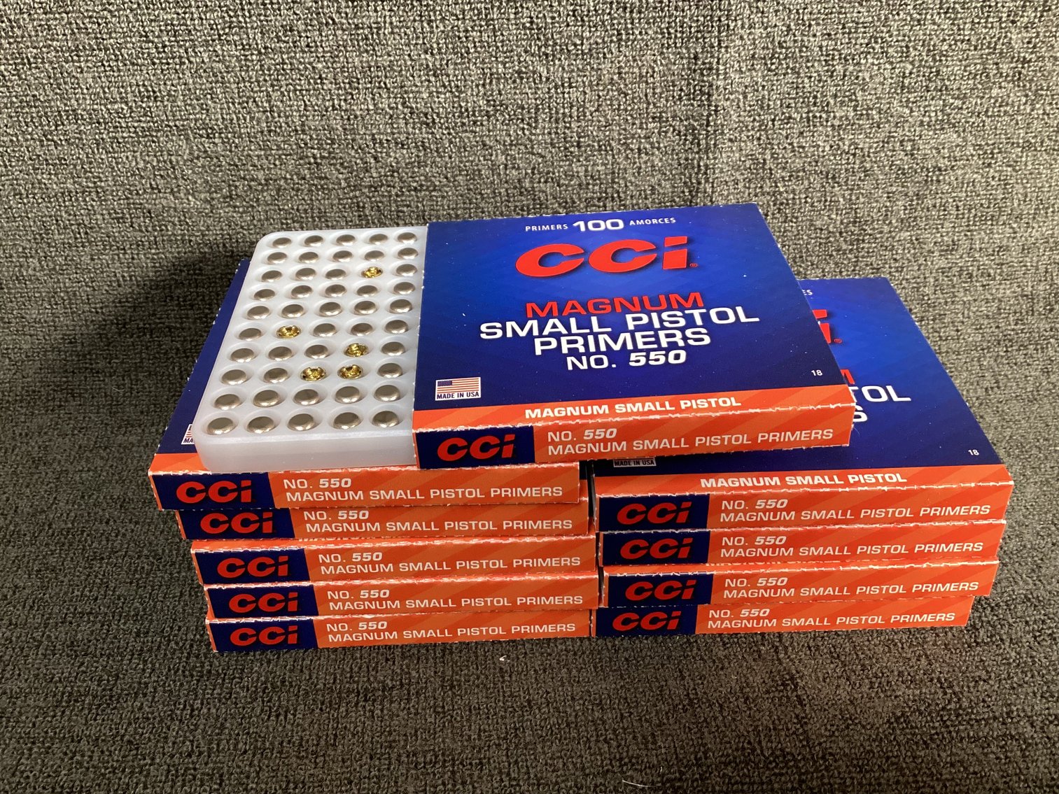 Image for CCI Magnum Small Pistol Primers, No. 550