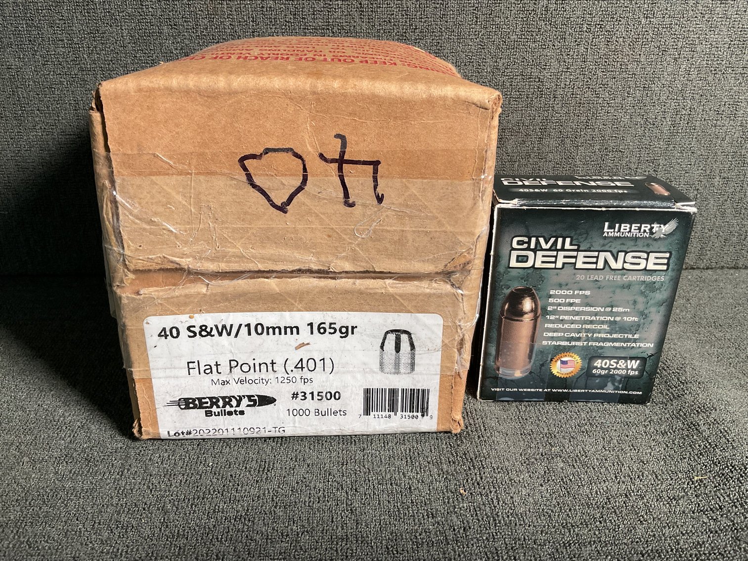 Image for 40 Cal Bullets for Reloading