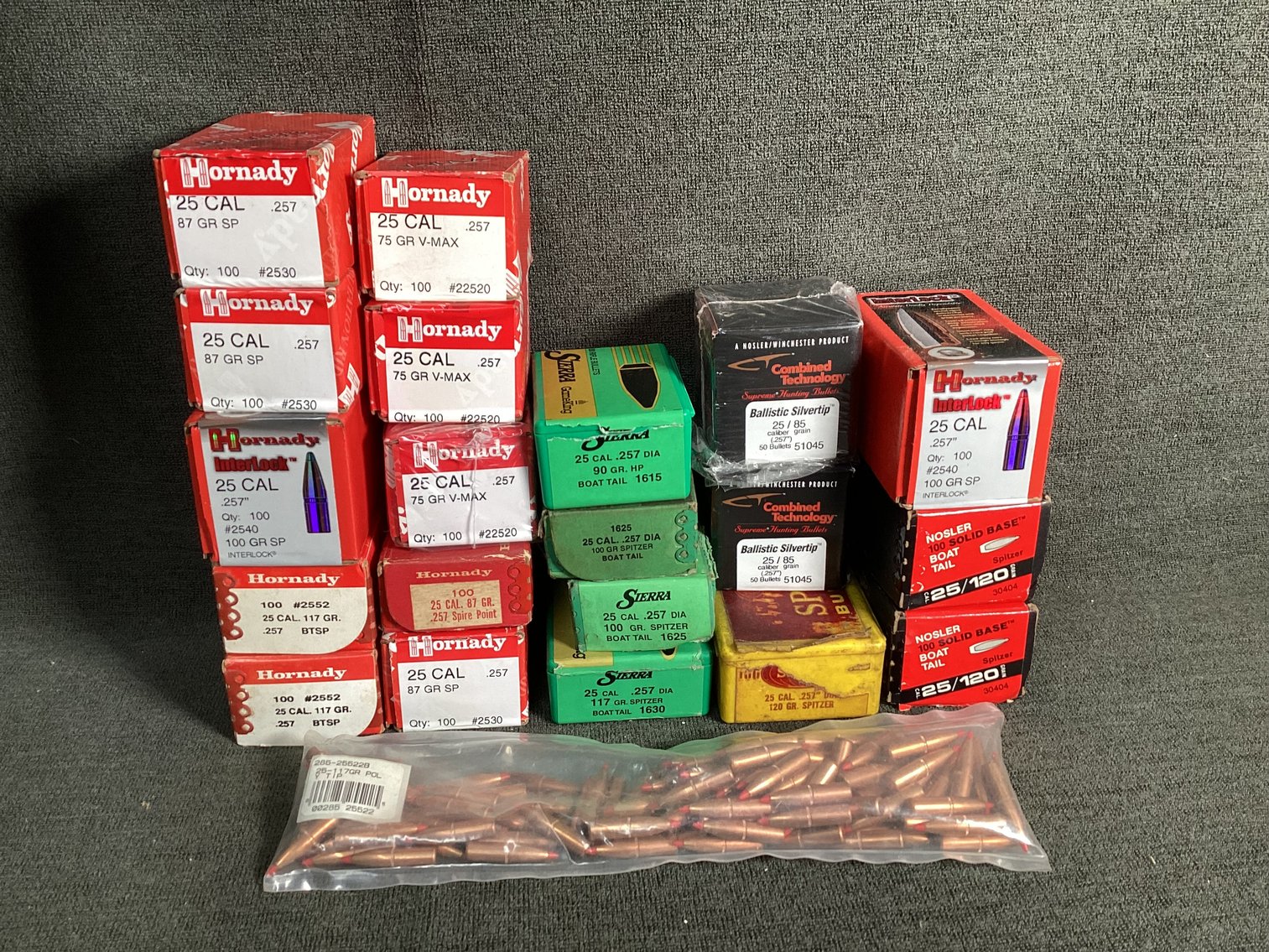 Image for .25 Cal Bullets for Reloading