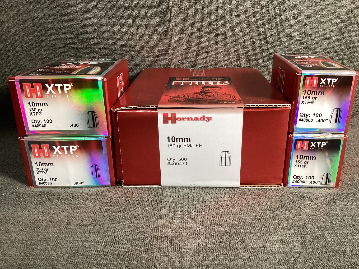 Image for 10 mm Hornady Bullets for Reloading - 800 pieces