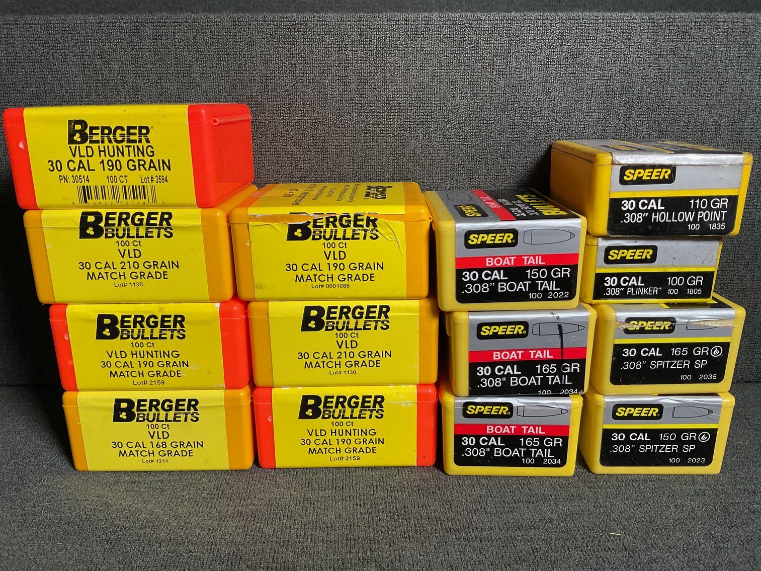 Image for 30 Cal Bullets for Reloading