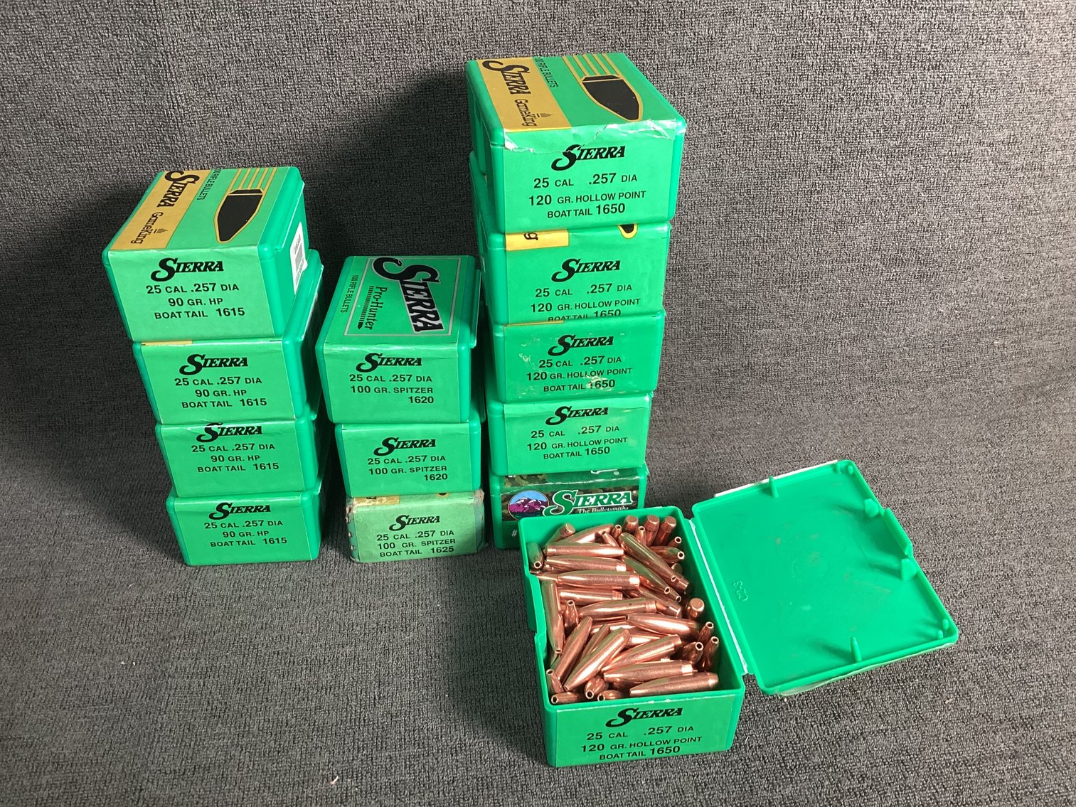 Image for Sierra .25 Caliber Bullets for Reloading