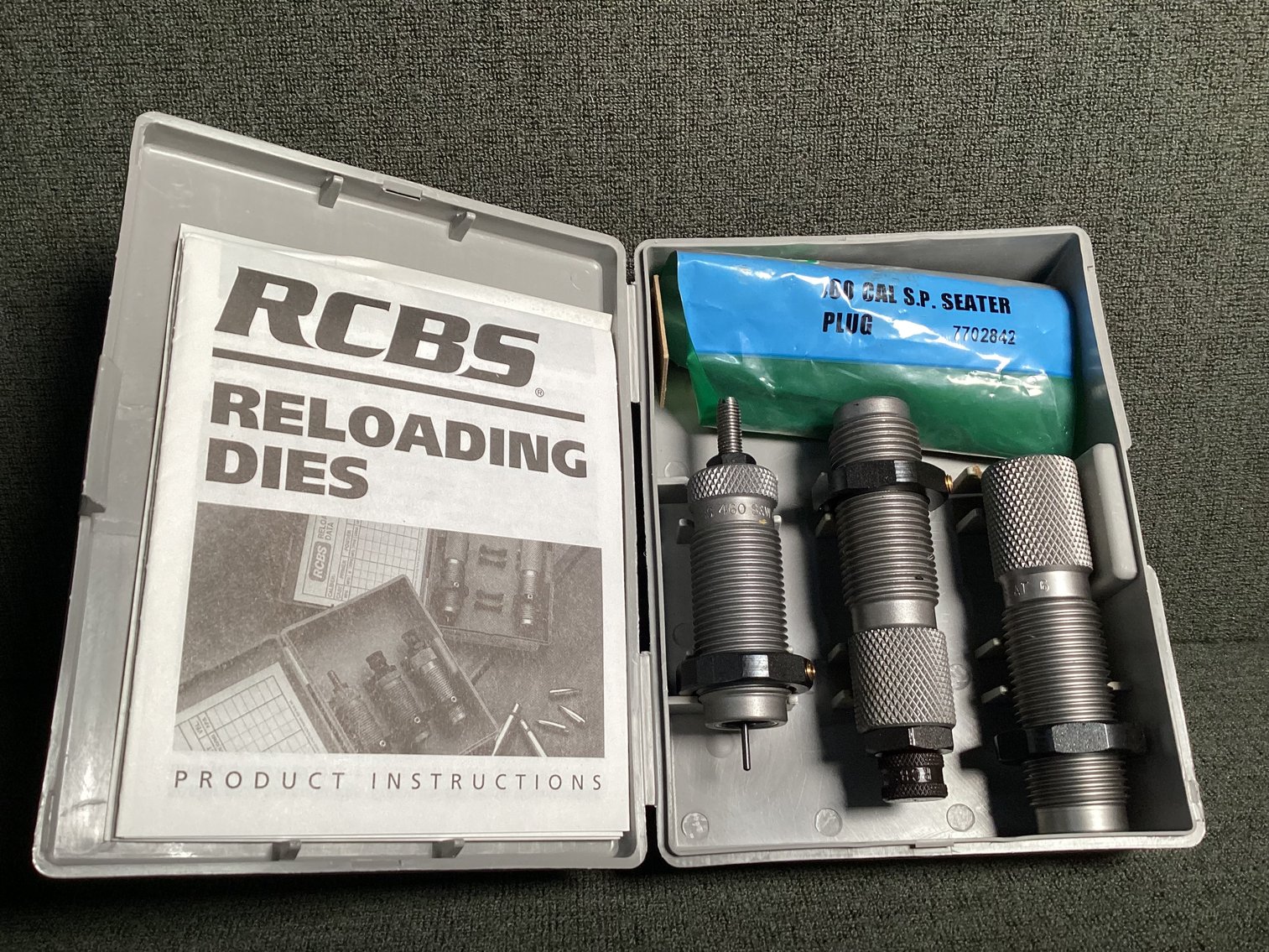 Image for .460 S&W RCBS 3-Die Set