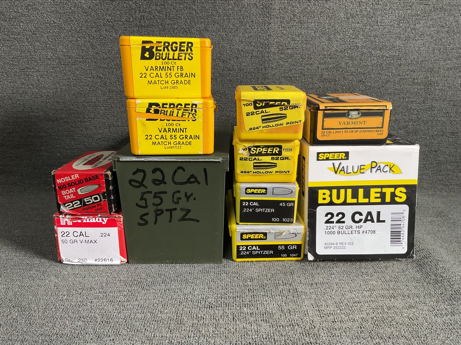 Image for 22 Cal Bullets for Reloading