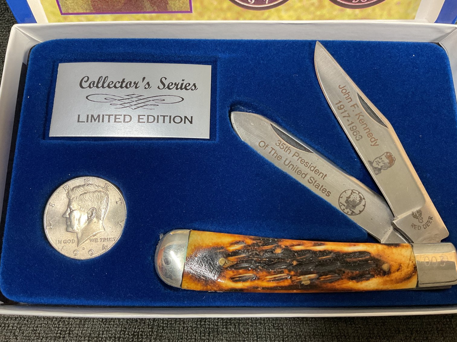 Image for John Kennedy Knife and Coin