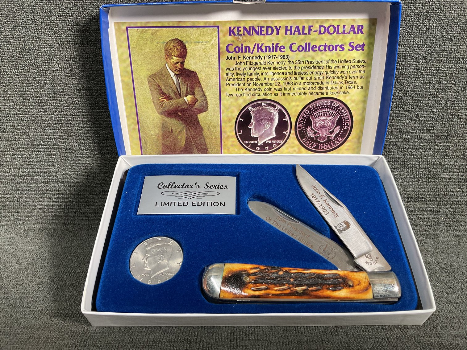 Image for John Kennedy Knife and Coin
