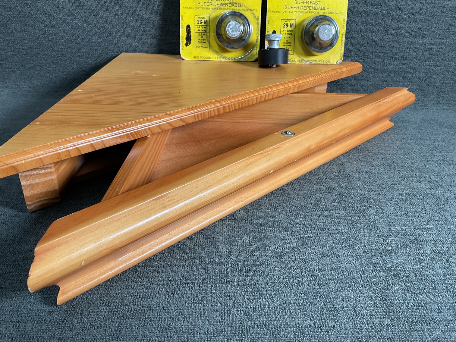 Image for Corner Shelf Pistol Safe and 3 Quick 6 Reloaders