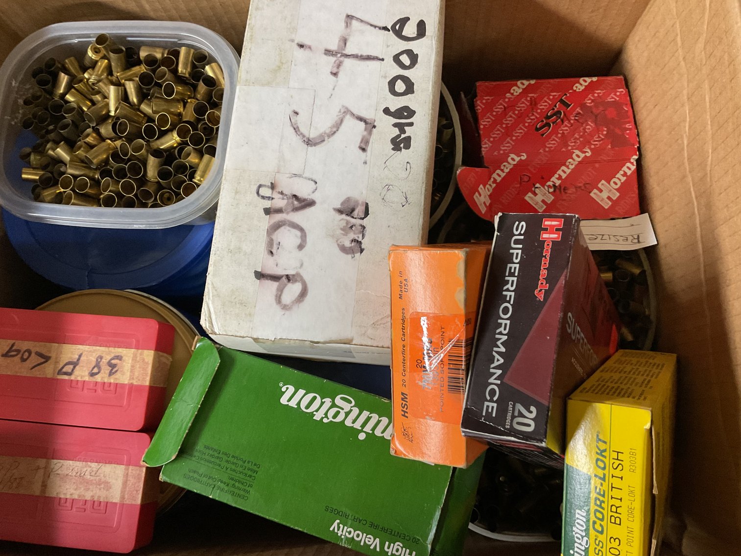 Image for Large Lot of Fired Brass for Reloading