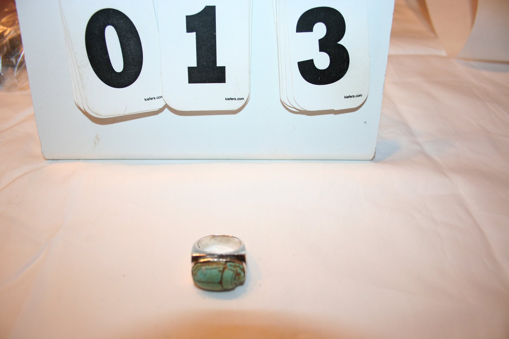 Image for Vintage Sterling Coral Ring