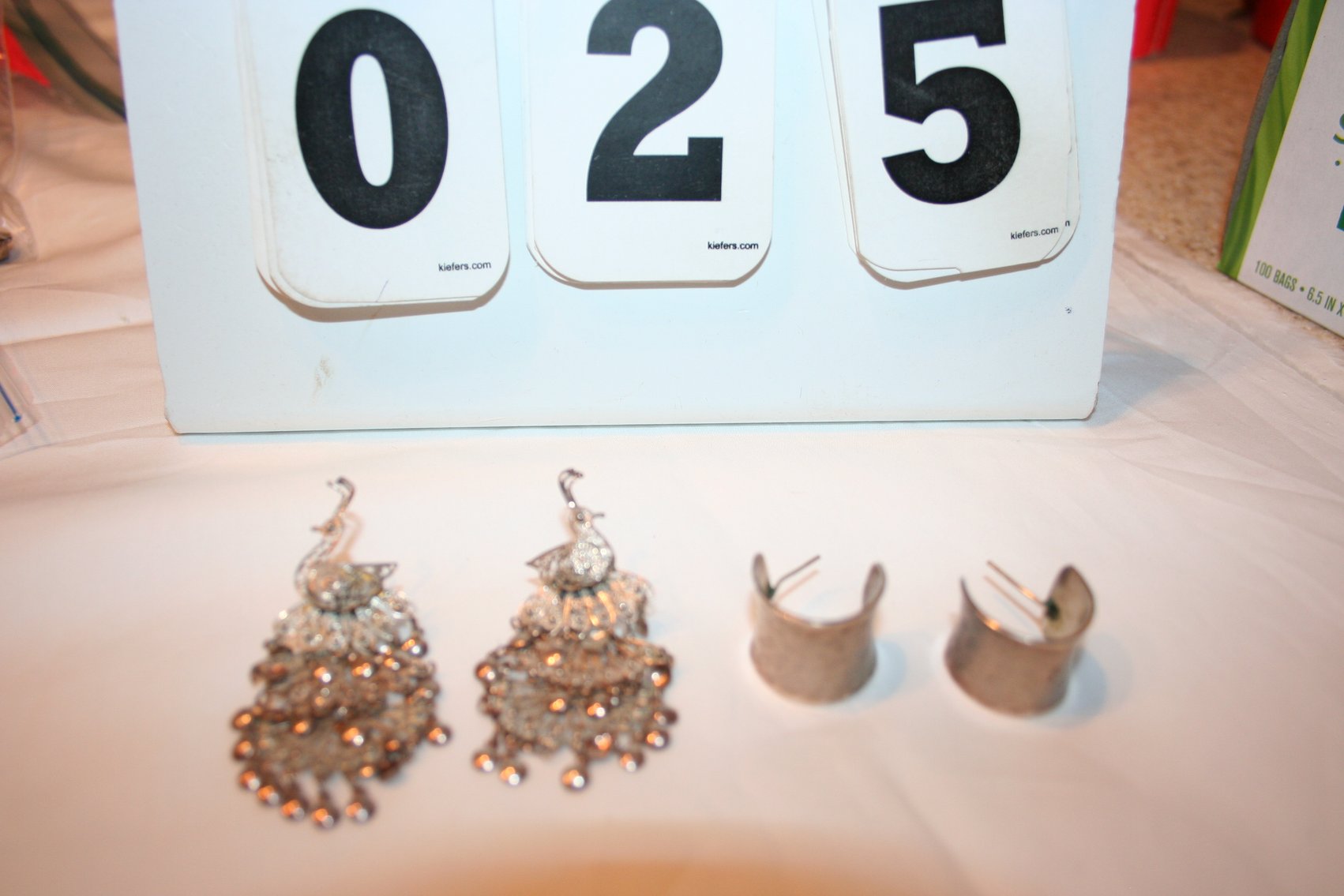 Image for Vintage Sterling Earrings (2 pair)