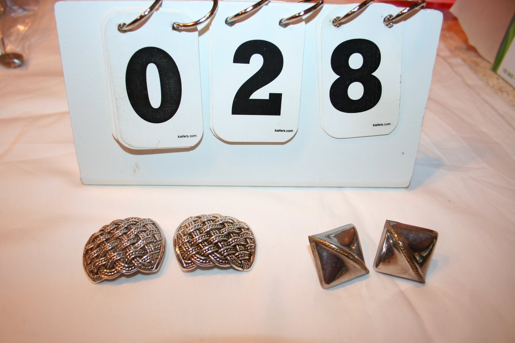 Image for Vintage Sterling Earrings (2 pair)