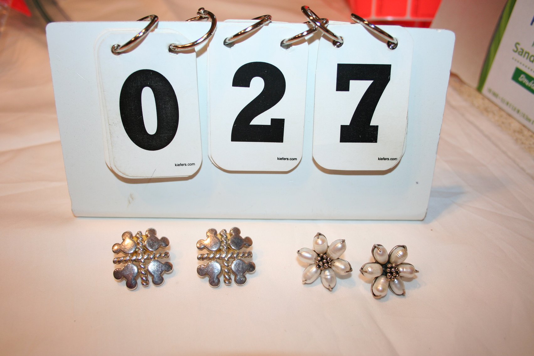 Image for Vintage Sterling Earrings (2 pair)