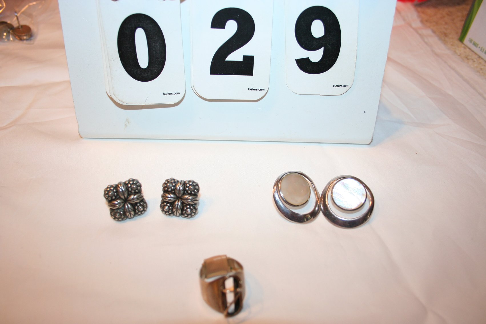 Image for Vintage Sterling Earrings & Ring