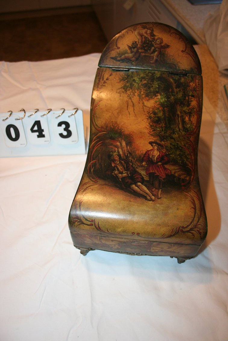 Image for Hand Painted Jewelry Box