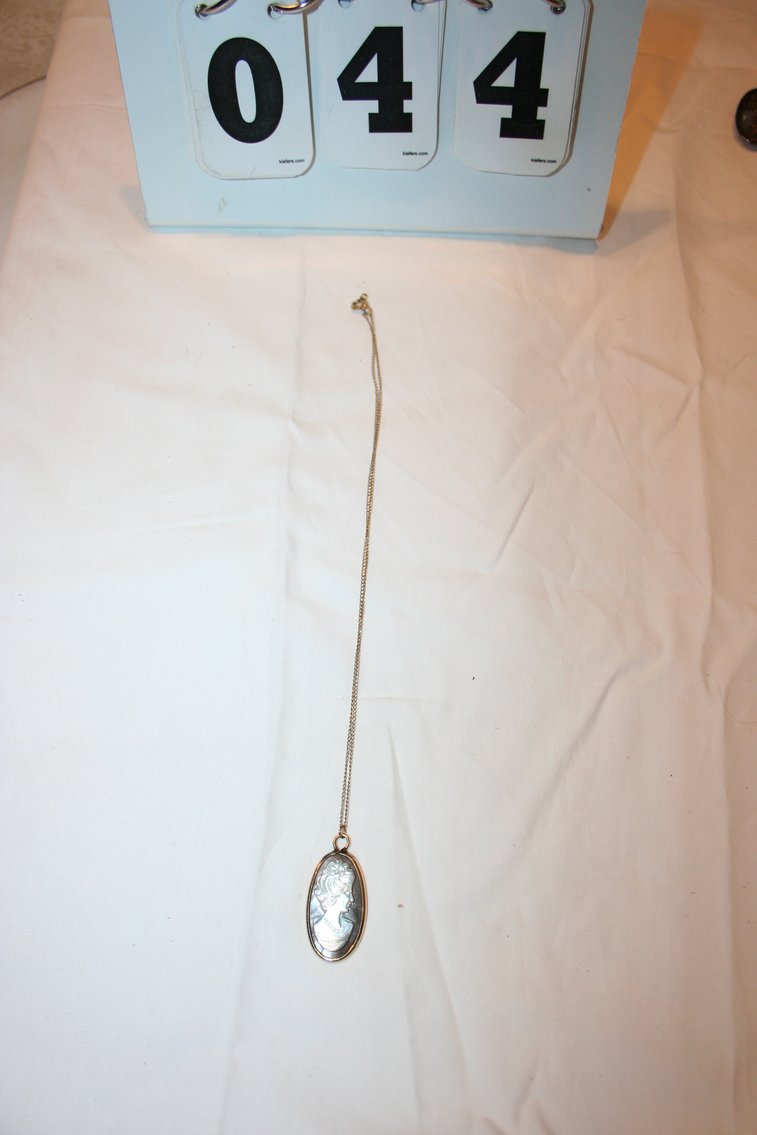 Image for Gold Carved Abalone Cameo