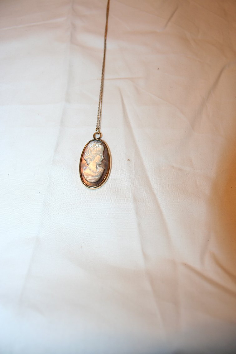 Image for Gold Carved Abalone Cameo