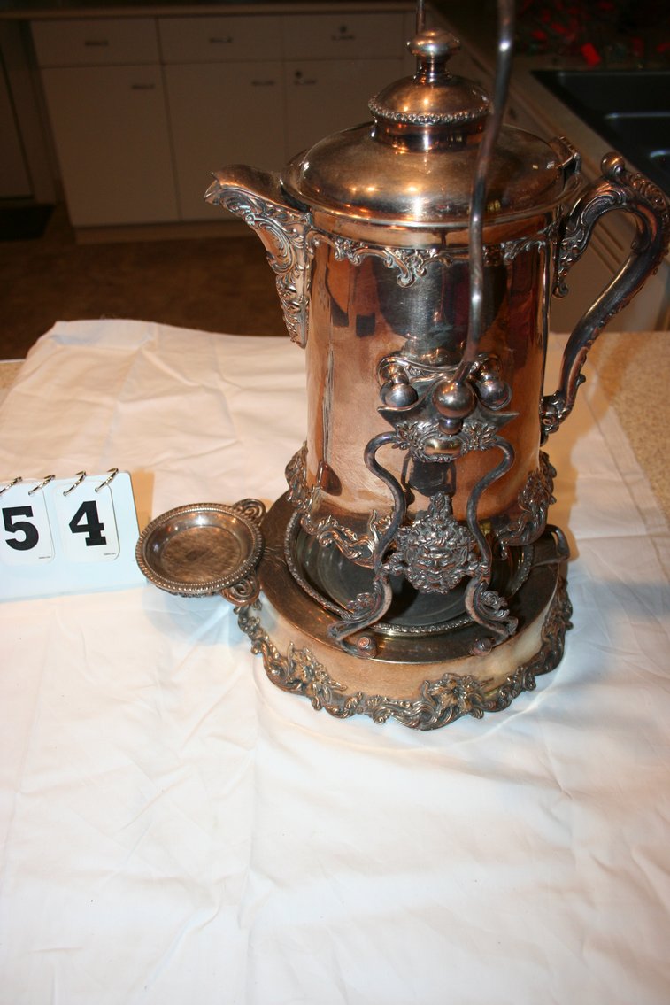 Image for Poole Silver Plate - Tilt Coffee Pot