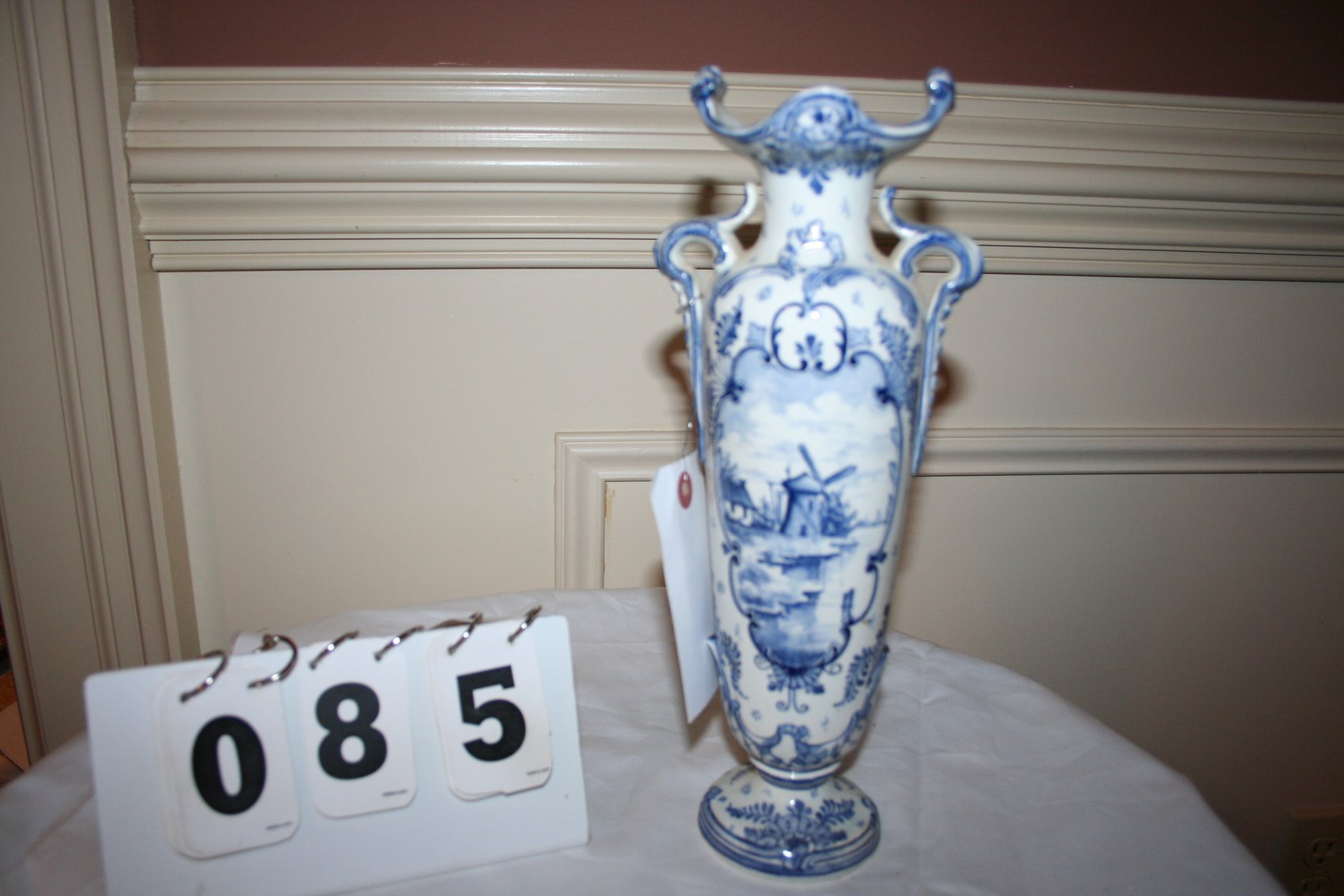 Image for Dutch Porcelain Vase