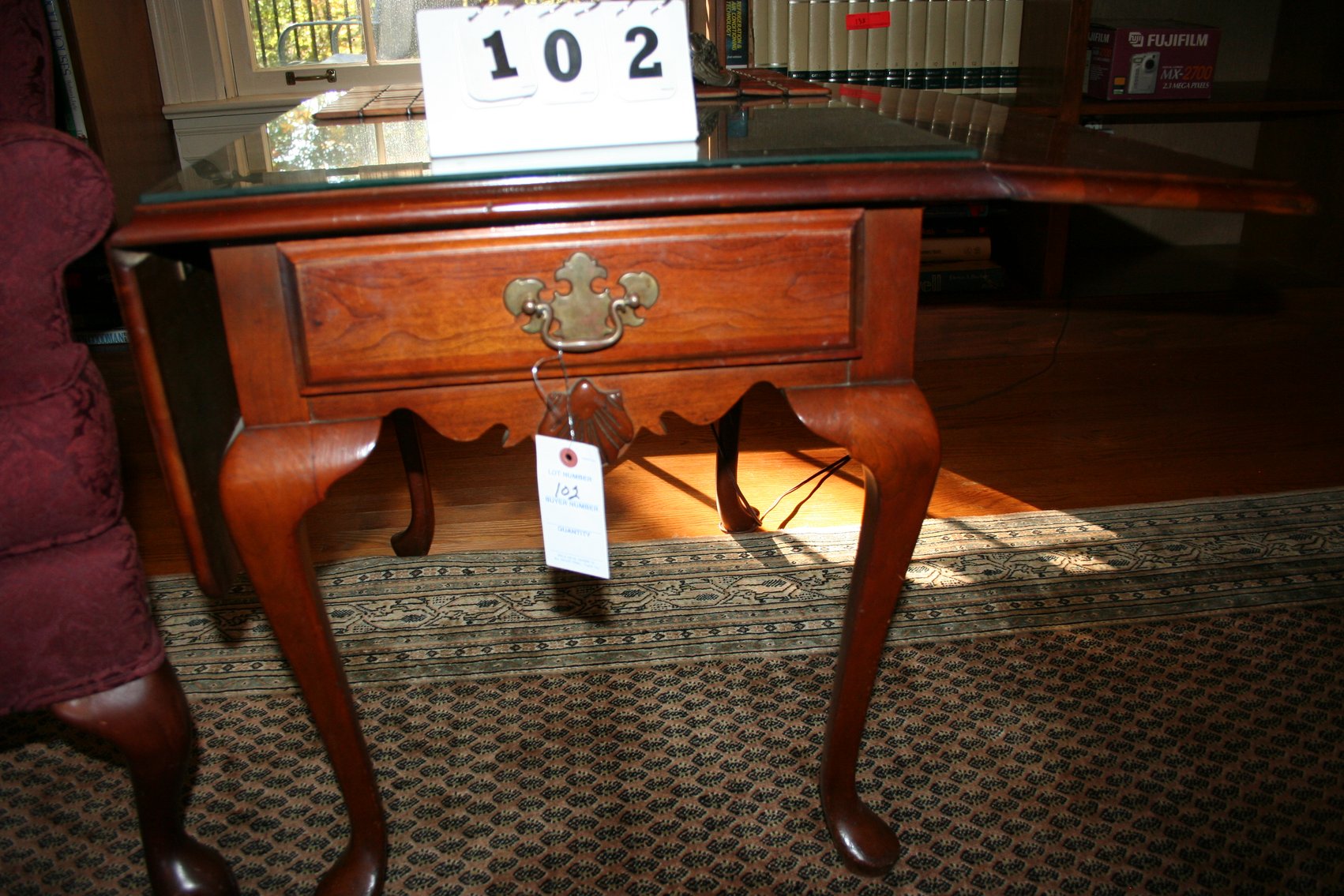 Image for Cherry Drop Leaf Center Table