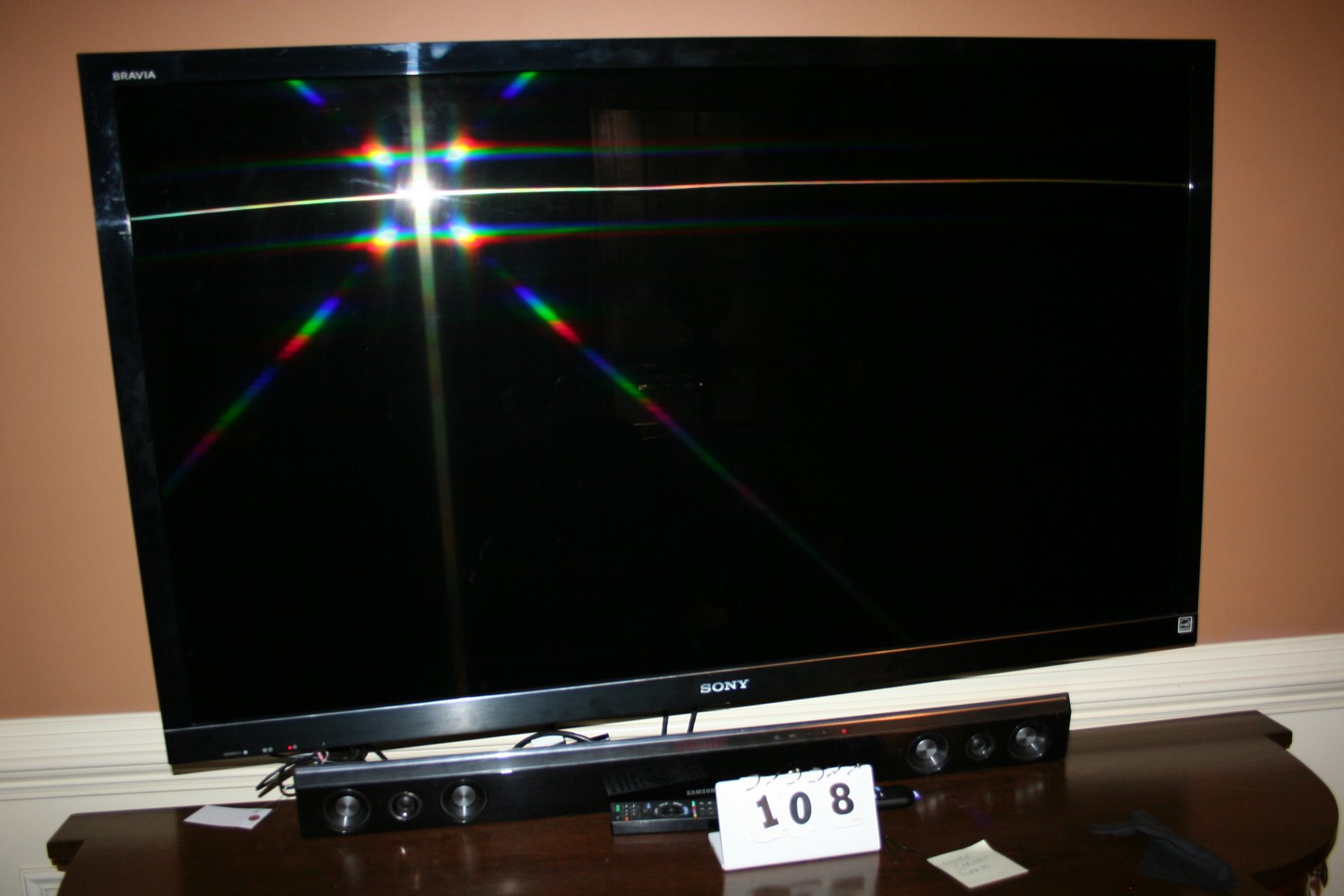 Image for Sony Bravia 3D Flat Screen with 2 pair of Sony 3D Glasses - 50