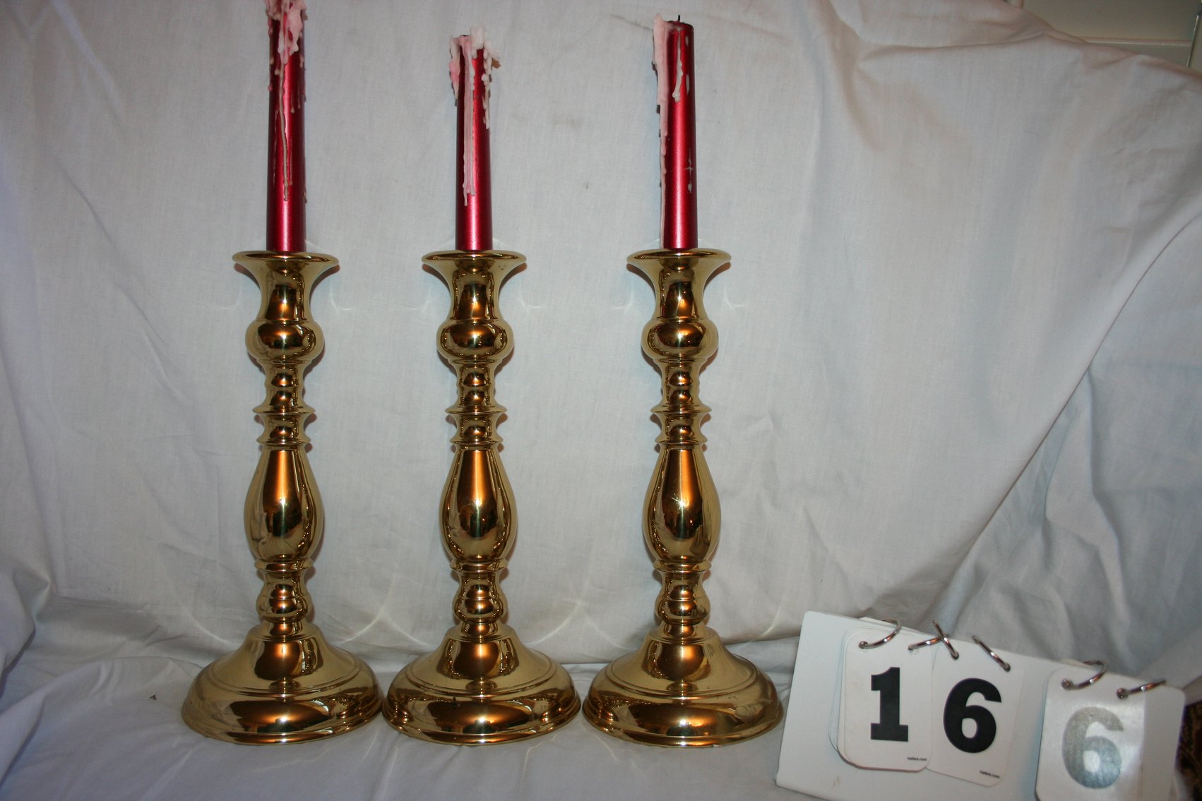Image for Brass Candle Sticks (3)