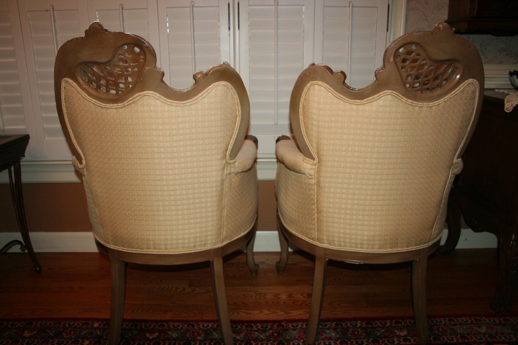 Image for Vintage Victorian Arm Chairs (Pair)