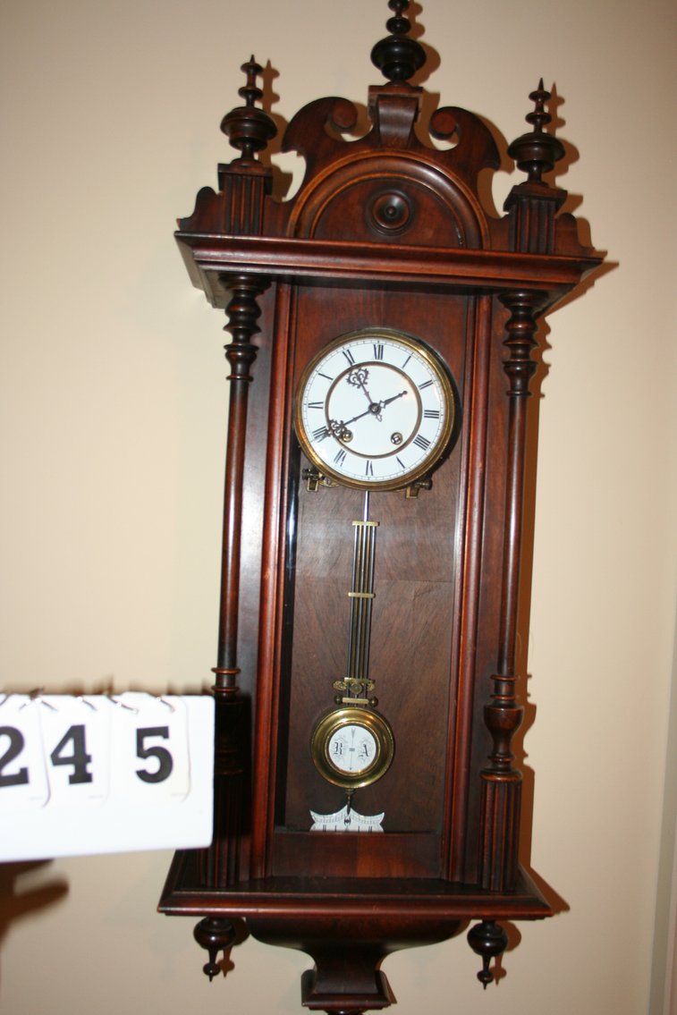 Image for R.A. Antique Wall Clock (Working)