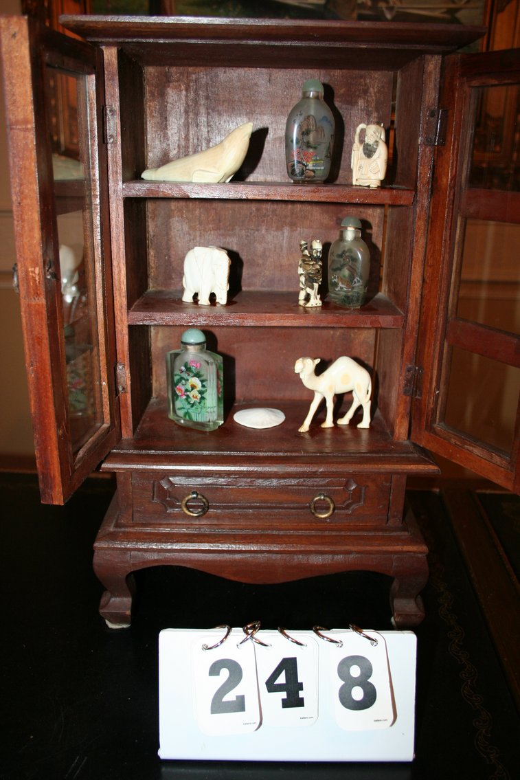 Image for Antique Cabinet & Contents