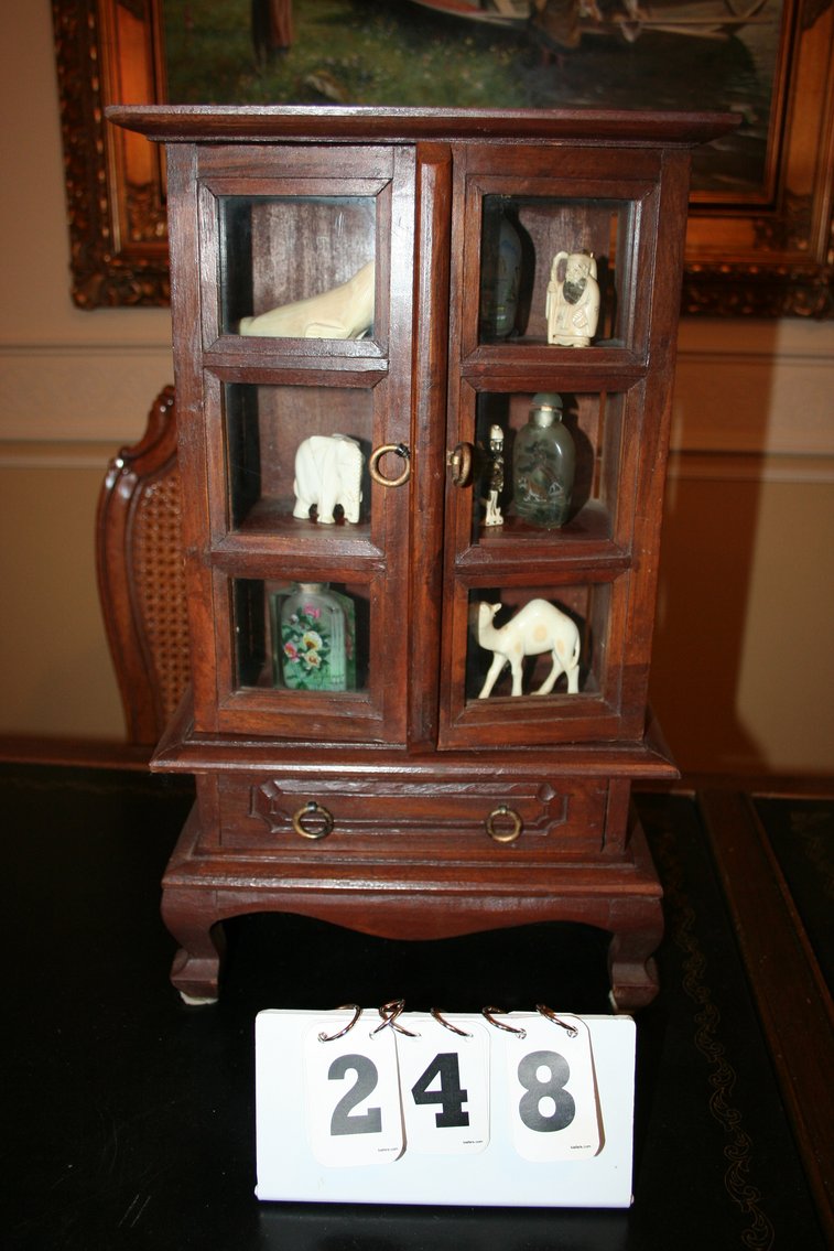 Image for Antique Cabinet & Contents