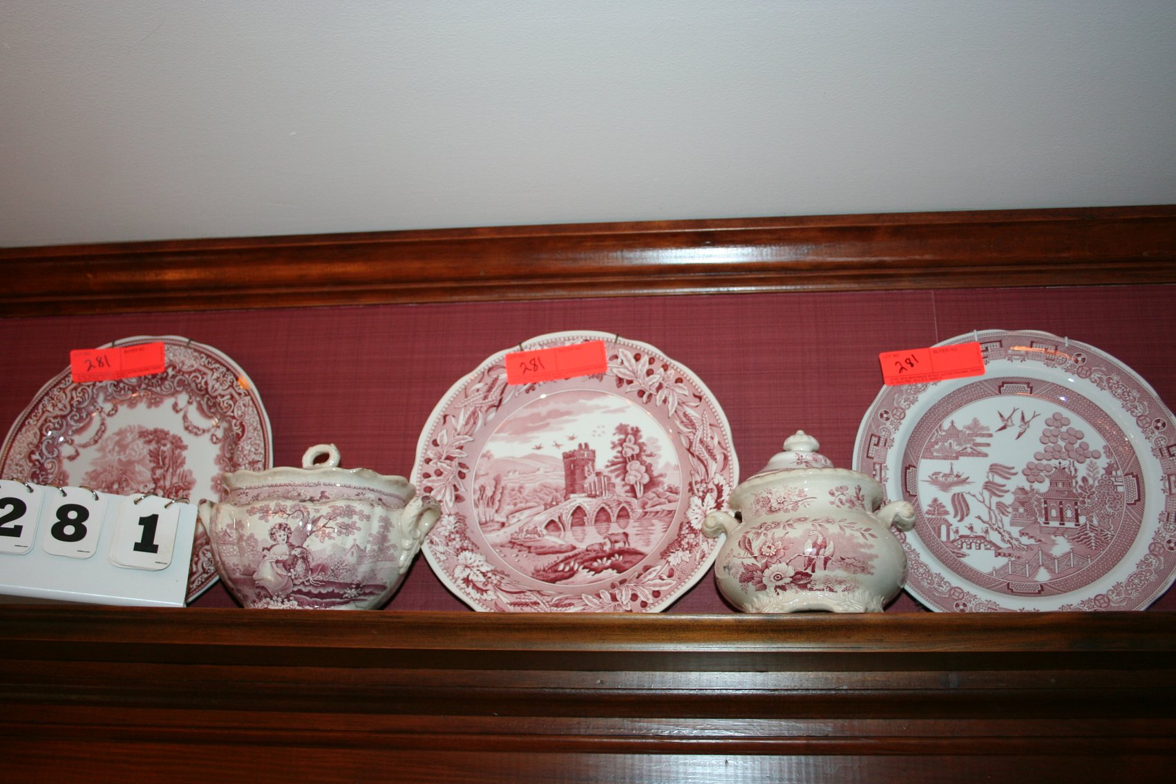 Image for Vintage Staffordshire (6 Pieces)